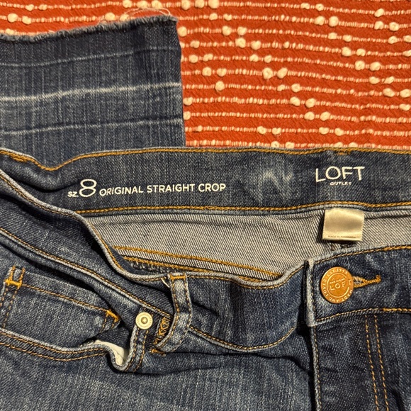 LOFT Crop Jeans~Sz. 8 - Picture 4 of 7